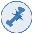 bone fracture icon