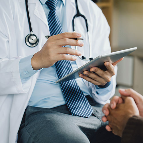 counseling or therapy session to male patients